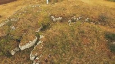 Altın rock tarihinde eğitim karate ustası tarafından havadan görünümü