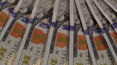 A lots-in dolar koyu arka plan üzerinde