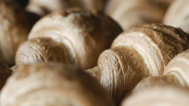 Pişmiş kruvasanlar arka plan