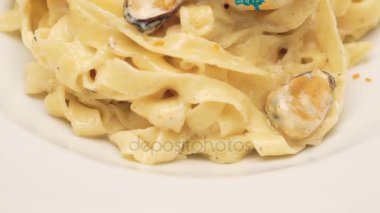 İyi makarnadan yakın çekim