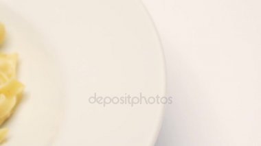 İyi makarnadan yakın çekim