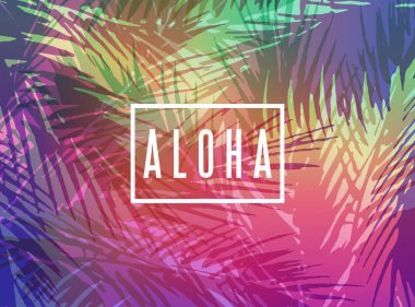Aloha Hawaii tebrik kartı