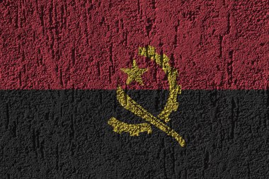 Arka plan duvar dokusunda Arjantin bayrağı.