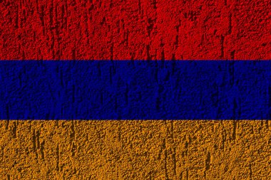 Arka plan duvar dokusunda Avustralya bayrağı. Tasarım çözümleri kavramı.