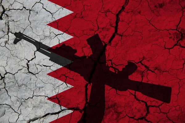 Bahreini Zászló Háttérben Textúra Tervezői Megoldások Koncepciója — Stock Fotó