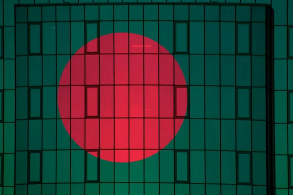 질감에는 방글라데시 국기가 있습니다 디자이너 해결책에 — 스톡 사진