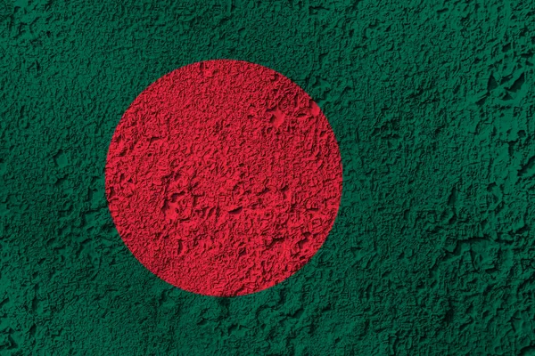 Bangladesi Zászló Háttérszerkezeten Tervezői Megoldások Koncepciója — Stock Fotó