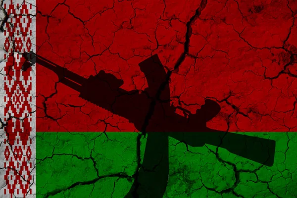 Bandeira Bielorrússia Textura Fundo Conceito Para Soluções Designer — Fotografia de Stock