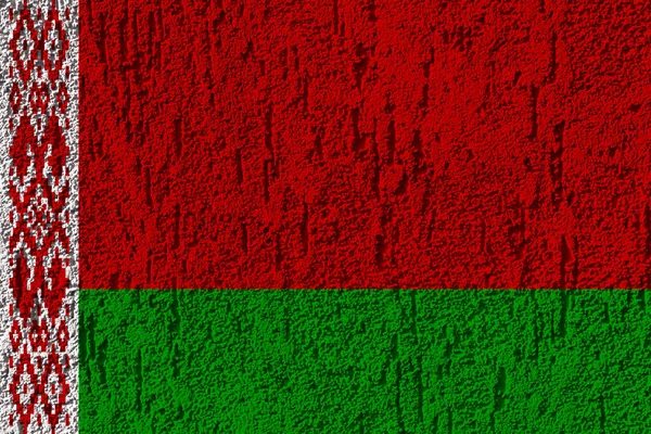 Σημαία Λευκορωσίας Στην Υφή Φόντου Έννοια Για Σχεδιαστικές Λύσεις — Φωτογραφία Αρχείου