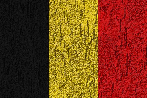 Σημαία Βελγίου Στην Υφή Φόντου Έννοια Για Σχεδιαστικές Λύσεις — Φωτογραφία Αρχείου