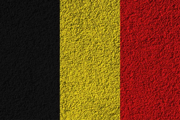 Σημαία Βελγίου Στην Υφή Φόντου Έννοια Για Σχεδιαστικές Λύσεις — Φωτογραφία Αρχείου