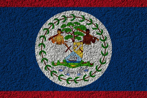 Bandeira Belize Textura Fundo Conceito Para Soluções Designer — Fotografia de Stock