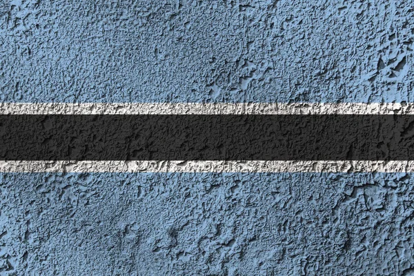 Botswana Flagge Auf Dem Hintergrund Textur Konzept Für Designerlösungen — Stockfoto
