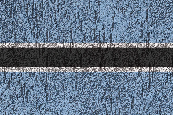 Botswana Flagge Auf Dem Hintergrund Textur Konzept Für Designerlösungen — Stockfoto