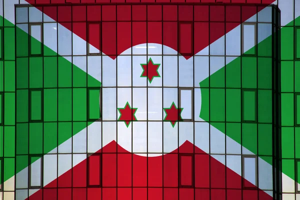 Bandiera Burundi Sulla Texture Sfondo Concetto Soluzioni Design — Foto Stock