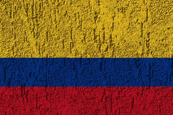 Colombia Flag Background Texture Concept Designer Solutions — Stock Photo, Image