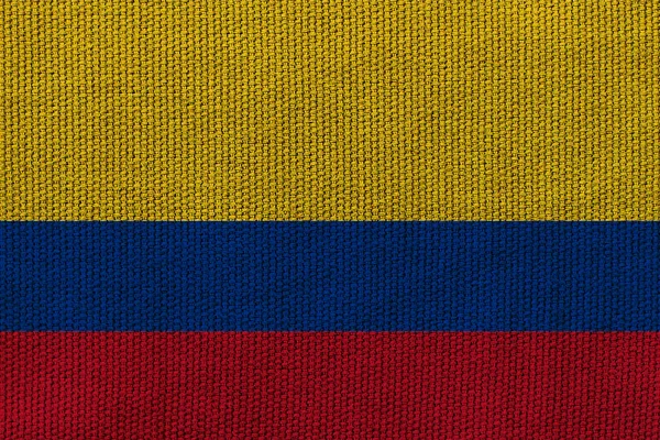 Colombia Flagga Bakgrunden Konsistens Koncept För Designlösningar — Stockfoto
