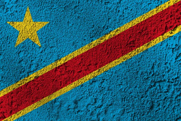 Σημαία Congo Στην Υφή Φόντου Έννοια Για Σχεδιαστικές Λύσεις — Φωτογραφία Αρχείου