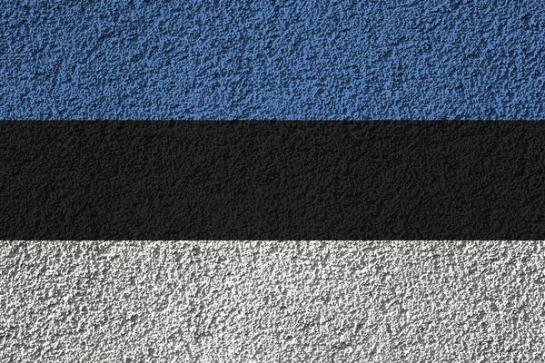 Bandera Estonia Textura Fondo Concepto Para Soluciones Diseño — Foto de Stock