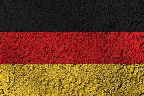 Arkaplan dokusunda Almanya bayrağı. Tasarımcı çözümleri kavramı.