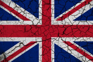 Arka planda Büyük Britanya bayrağı var. Tasarımcı çözümleri kavramı.