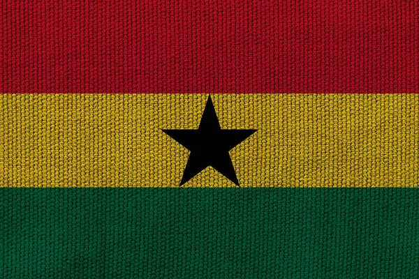 ガーナの国旗を背景のテクスチャに デザイナーソリューションのコンセプト — ストック写真
