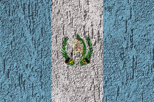 Guatemaltekische Flagge Auf Der Hintergrundtextur Konzept Für Designerlösungen — Stockfoto