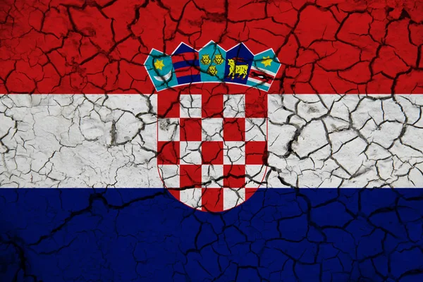 Bandera Croacia Textura Fondo Concepto Para Soluciones Diseño — Foto de Stock