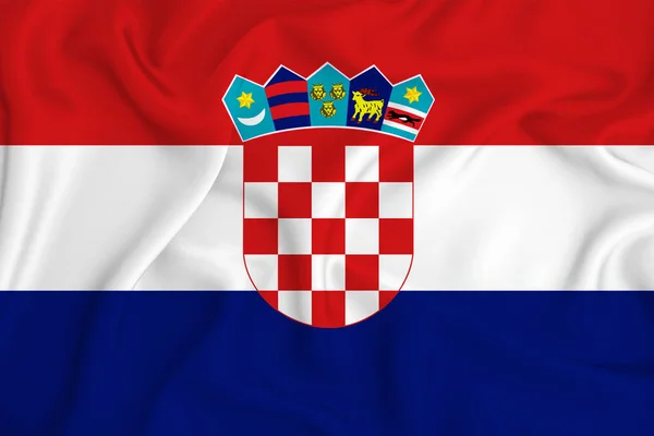 Bandera Croacia Textura Fondo Concepto Para Soluciones Diseño — Foto de Stock