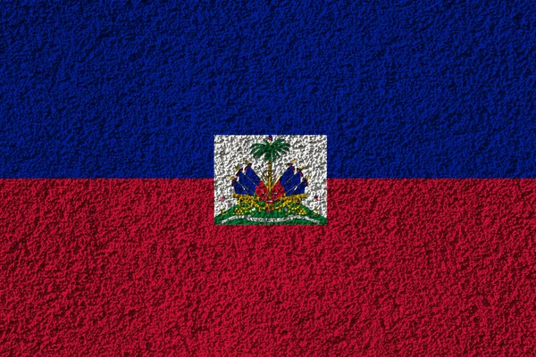 Haïti Vlag Achtergrond Textuur Concept Voor Designer Oplossingen — Stockfoto