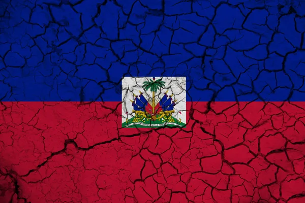 Флаг Гаити Фоне Текстуры Концепция Дизайнерских Решений — стоковое фото