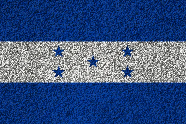 Bandiera Honduras Sulla Trama Dello Sfondo Concetto Soluzioni Design — Foto Stock