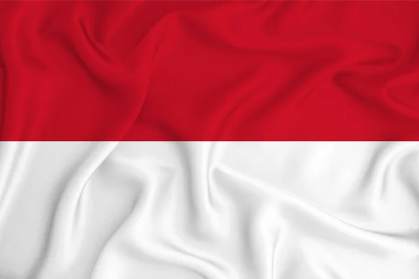 Arka Planda Endonezya Bayrağı Var Tasarımcı Çözümleri Kavramı — Stok fotoğraf