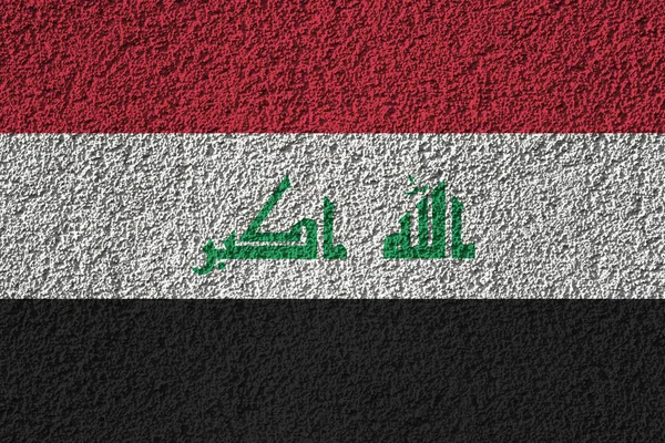 Bandera Irak Textura Fondo Concepto Para Soluciones Diseño — Foto de Stock