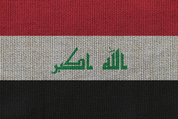 Irak Zászló Háttér Textúra Tervezői Megoldások Koncepciója — Stock Fotó