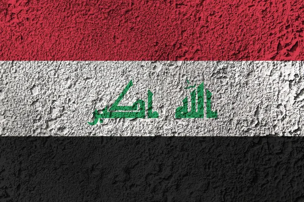 Bandera Irak Textura Fondo Concepto Para Soluciones Diseño — Foto de Stock