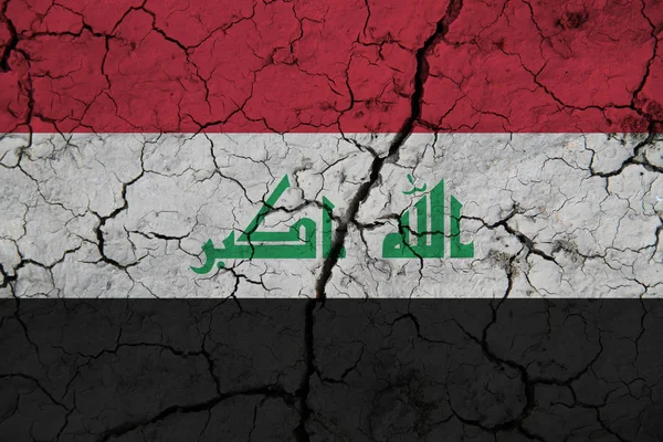 Irak Zászló Háttér Textúra Tervezői Megoldások Koncepciója — Stock Fotó