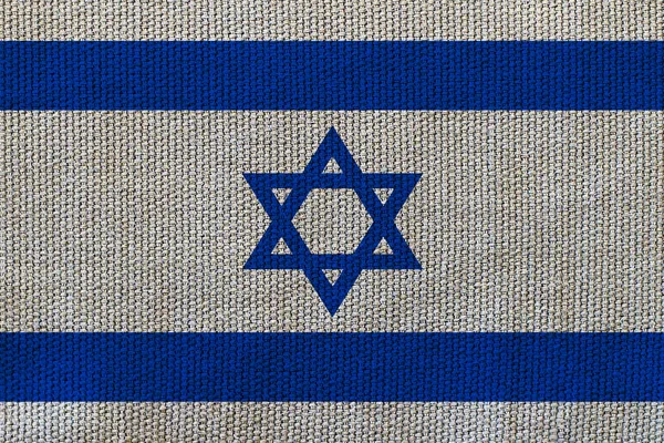 Drapeau Israël Sur Texture Fond Concept Solutions Concepteur — Photo