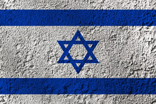 Israel Flag Background Texture Concept Designer Solutions — Stock Photo, Image