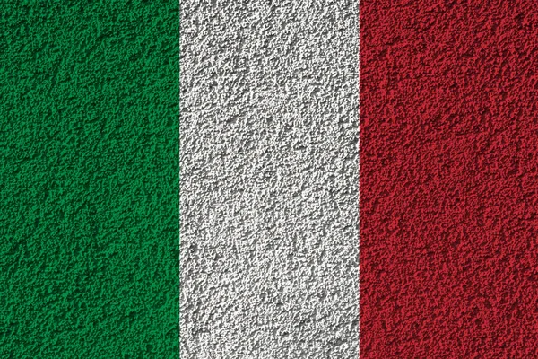 Bandera Italia Textura Fondo Concepto Para Soluciones Diseño —  Fotos de Stock