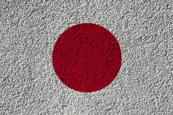Japonská Vlajka Pozadí Textury Koncept Pro Návrhářská Řešení — Stock fotografie