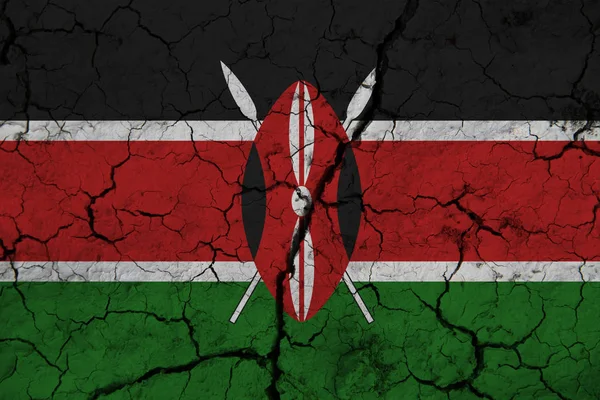 Kenya Vlajka Pozadí Textury Koncept Pro Návrhářská Řešení — Stock fotografie