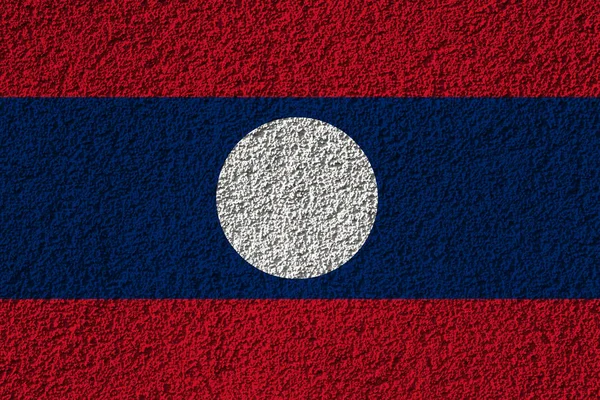 Bandeira Laos Textura Fundo Conceito Para Soluções Designer — Fotografia de Stock