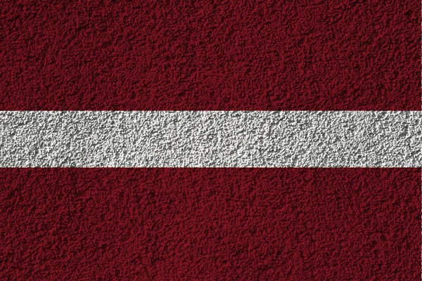 Lettland Flagge Auf Dem Hintergrund Textur Konzept Für Designerlösungen — Stockfoto