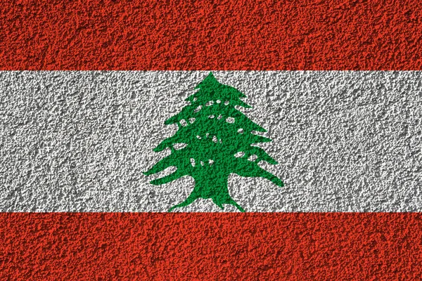 Флаг Ливана Фоне Текстуры Концепция Дизайнерских Решений — стоковое фото
