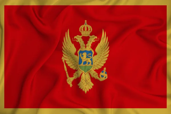 Montenegro Bandeira Textura Fundo Conceito Para Soluções Designer — Fotografia de Stock