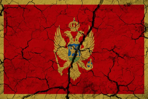 Flaga Czarnogóry Tle Tekstury Koncepcja Rozwiązań Projektowych — Zdjęcie stockowe