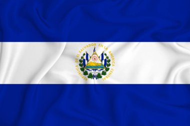 Arka planda Salvador bayrağı var. Tasarımcı çözümleri kavramı.