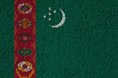 Arka planda Türk bayrağı var. Tasarımcı çözümleri kavramı.