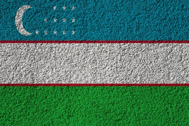 Arka planda bayrak var. Tasarımcı çözümleri kavramı.